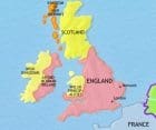 Map of Britain at 1215CE