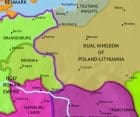 Map of East Central Europe at 1453CE