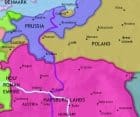 Map of East Central Europe at 1789CE