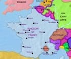 Map of France at 1789CE