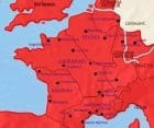 Map of France at 200CE