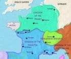Map of France at 500CE