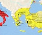 Map of Greece and the Balkans at 200BCE
