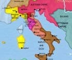 Map of Italy at 1837CE