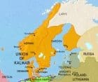 Map of Scandinavia at 1453CE