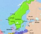 Map of Scandinavia at 1837CE