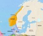 Map of Scandinavia at 979CE