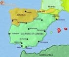 Map of Spain and Portugal at 979CE