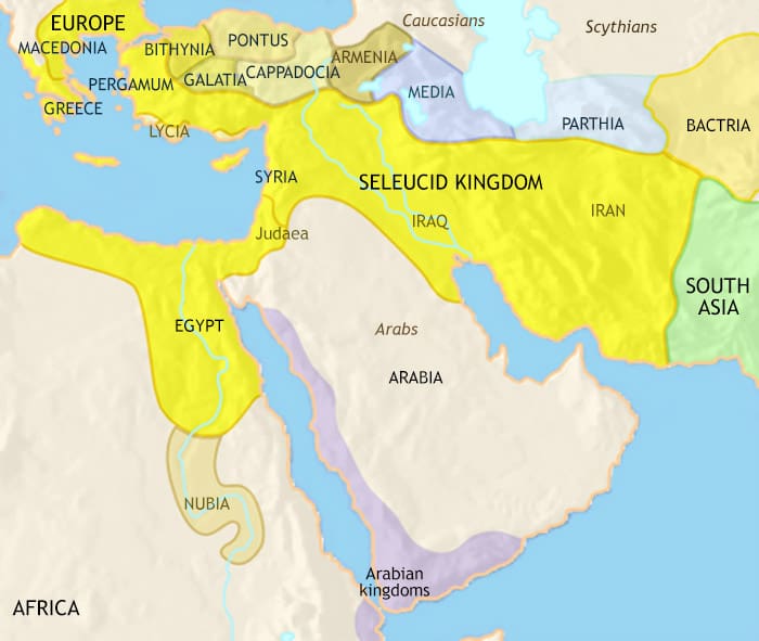 Map of Middle East at 200BCE
